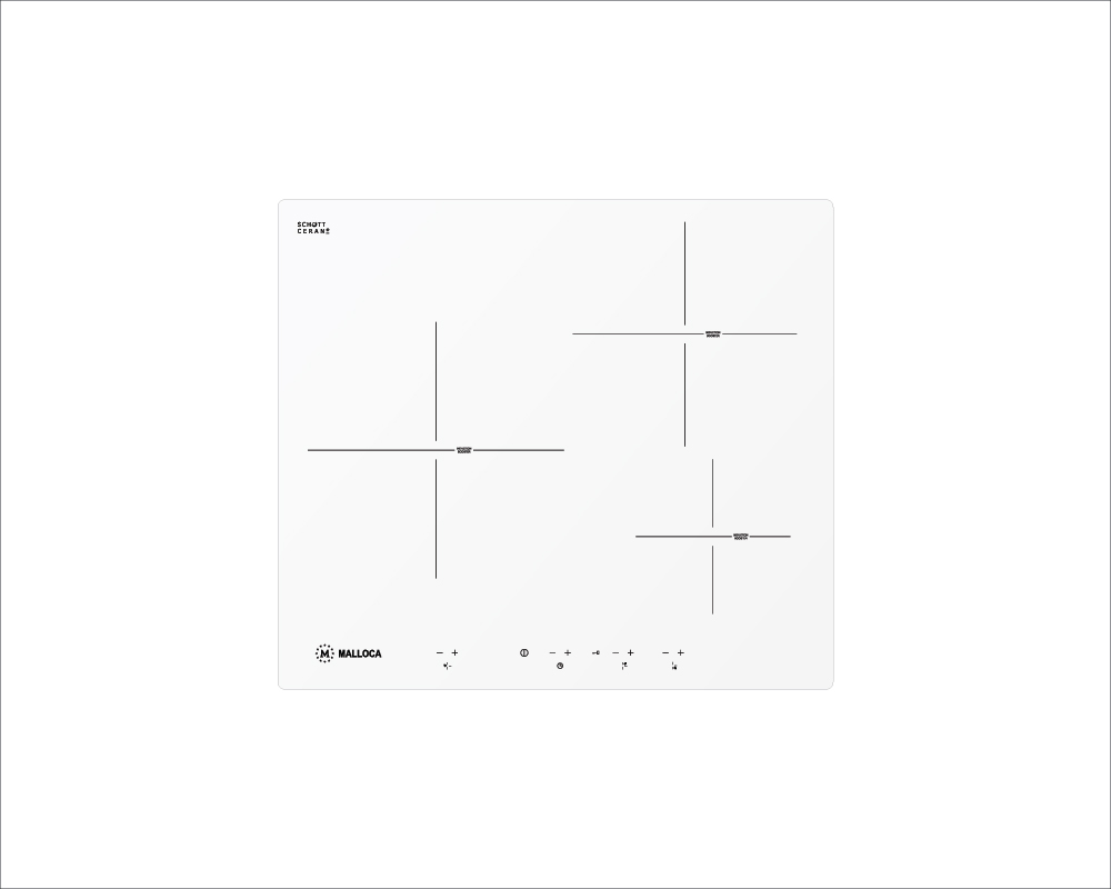 Bếp từ Malloca MI 593W Bếp từ Malloca MI 593W